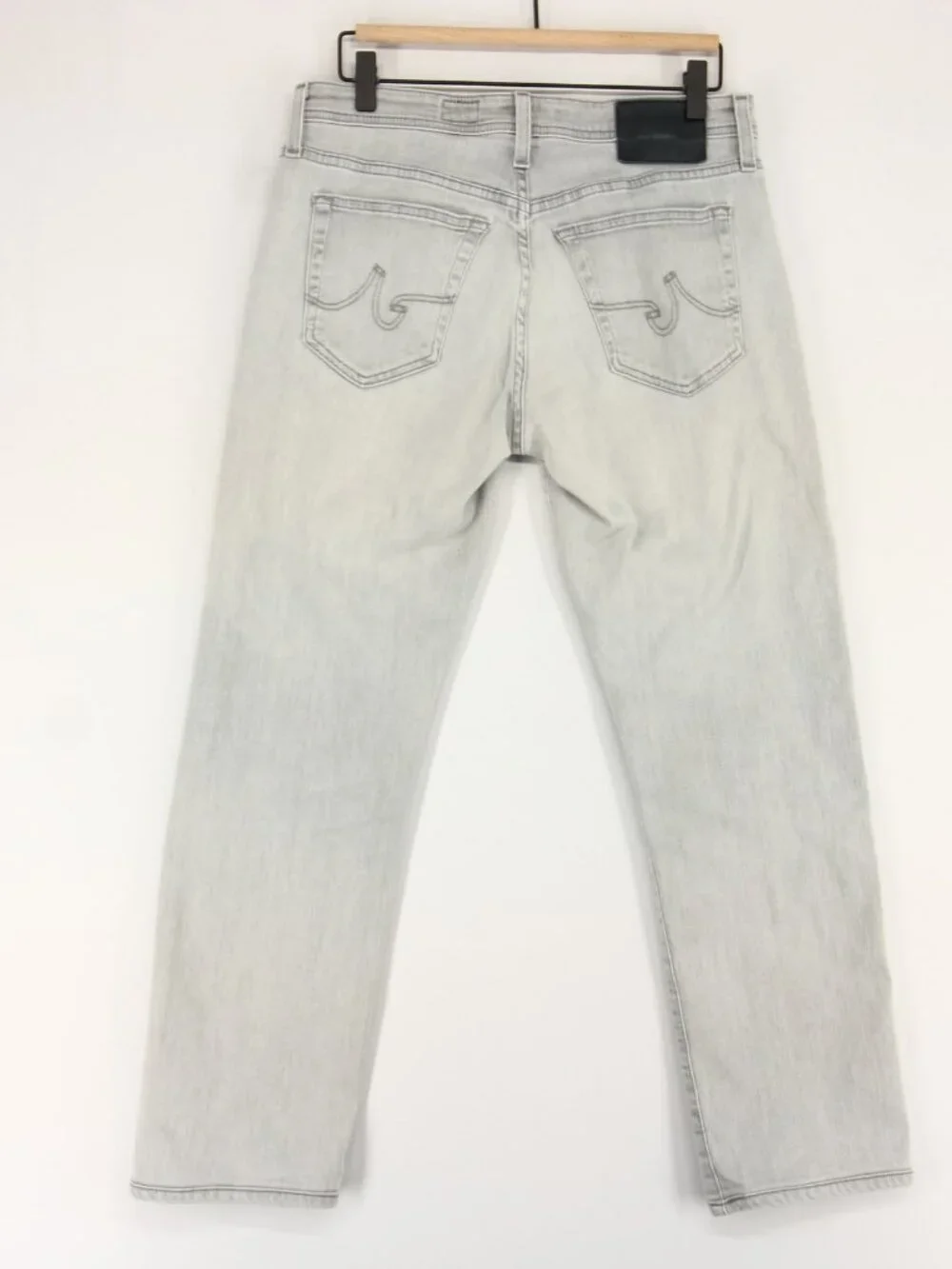 AG Adriano Goldschmied The Graduate Jeans Mens 31x28 Gray Tailored Leg Stretch